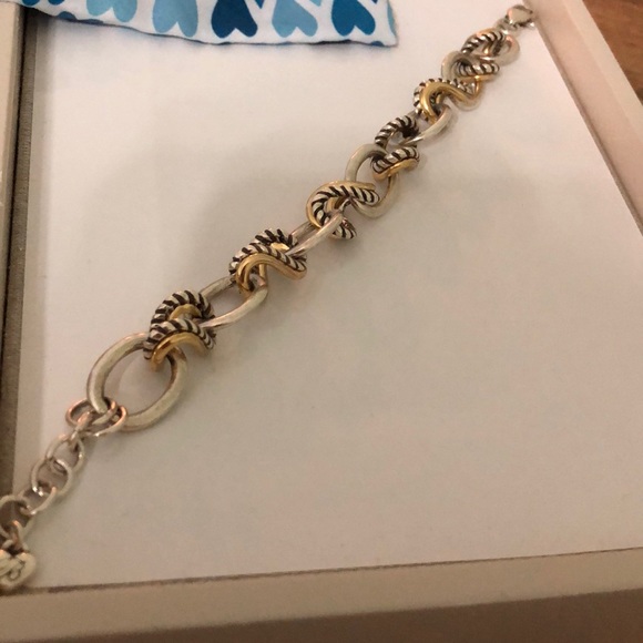 Silver and gold matching bracelet from Brighton - Picture 2 of 2